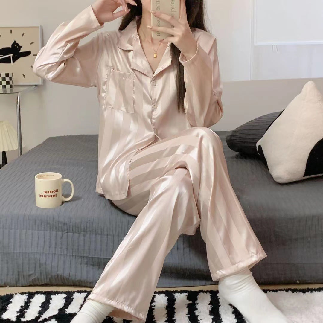 Lace Cardigan Pajamas Female