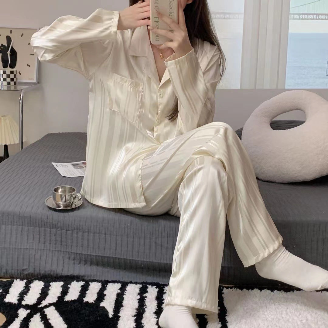 Lace Cardigan Pajamas Female