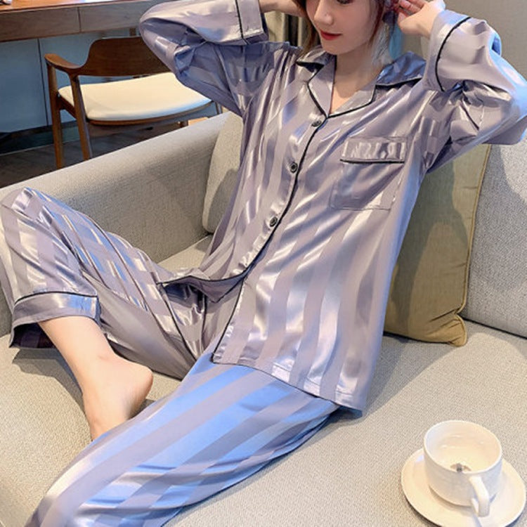 Lace Cardigan Pajamas Female