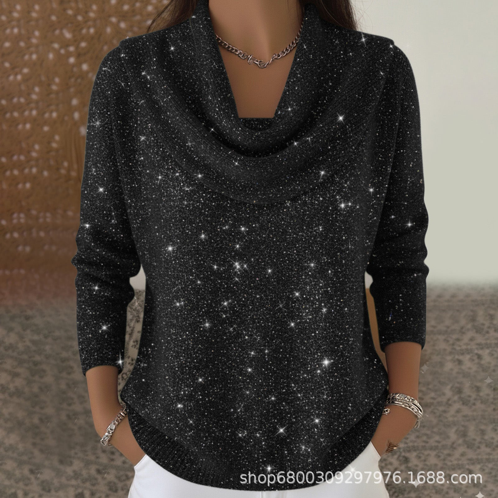 Autumn And Winter Knitted Top