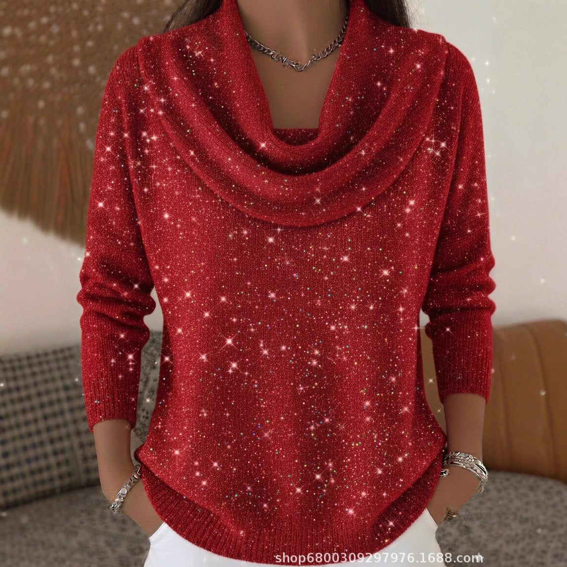 Autumn And Winter Knitted Top