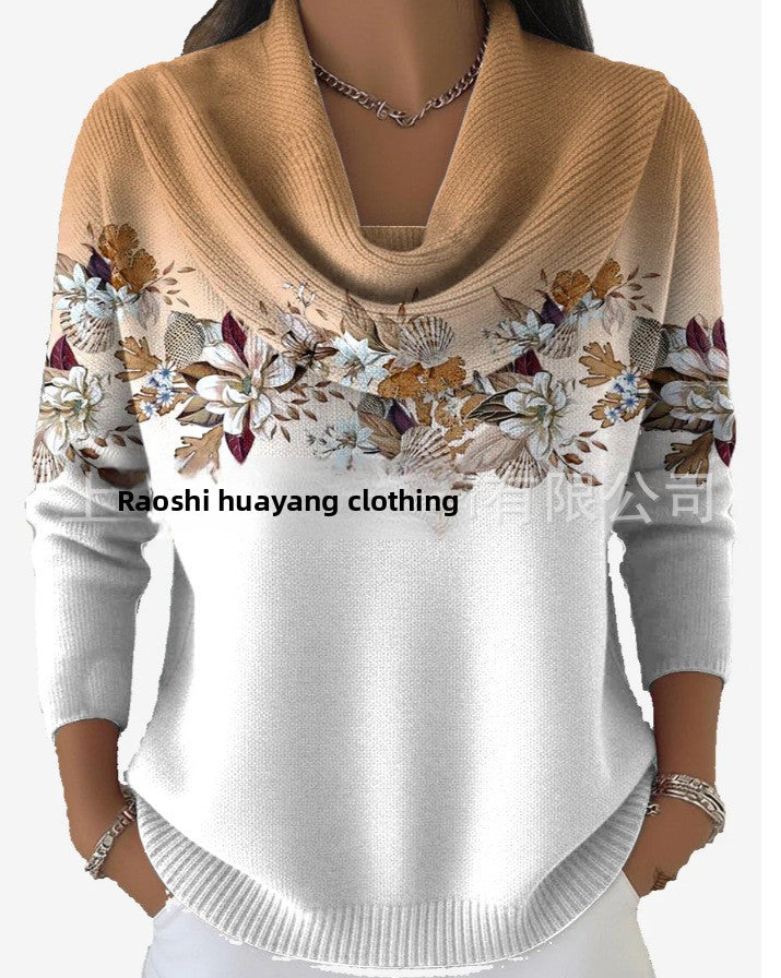 Autumn And Winter Knitted Top